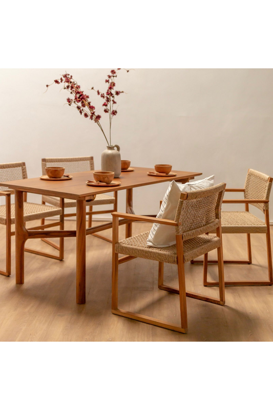 Rustic Elegance Teak Dining Set